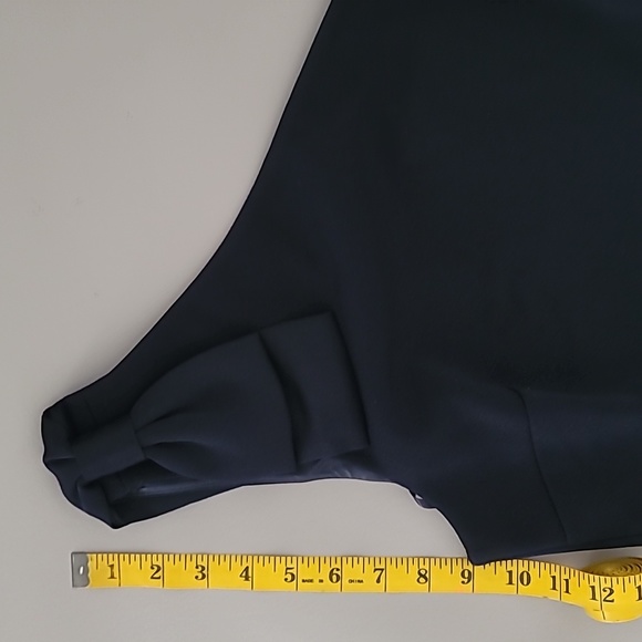 Ted Baker Hilila Rowing Stripe One Shoulder Dress Size 4 TB 10 US - Picture 9 of 11